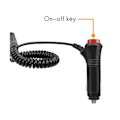 Miniatyrbilde 5 av 5: Bilstøvsugerlys 12led Front Gear Støvsugerlys Strobe Lys Advarselslys Bilutstyr,a