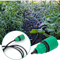 Miniatyrbillede 2 af 2: ORHS Haveslange Rør Envejsadapter Hanekobling ssform til Vanding 6-pk G/HH/ pipe connector 6pcs Green