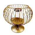 Miniatyrbillede 1 af 5: Hult Kaffe Kapsel Opbevaringskurv Kaffe Pod Holder Kurv Organizer Cafe Hotel Guld
