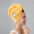 Miniatyrbillede 4 af 5: Dame Pige Håndklæder Badeværelse Mikrofiber Håndklæde Hurtig Tørring Hår Håndklæde Magisk Brusebad Cap Dame Turban Hoved Wrap