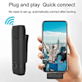 Miniatyrbillede 3 af 5: Trådløs Lavalier-mikrofon Plug & Play Mic Støjreduktion Auto-synkronisering til Type-c Android