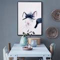 Pikkukuva 3 / 3: Wekity Kissa, Flamingot ja Hirvi Seinätaide Canvas Painatus Juliste, Yksinkertainen Muoti Vesiväri Taide Piirustus Sisustus Kotiin Olohuoneeseen Makuuhuoneeseen Toimistoon ja Lapselle