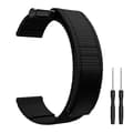 Miniatyrbillede 1 af 5: 22 mm Urrem til Garmin Fenix 5/6/7 Forerunner Approach Sort Sort Sort