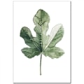Miniatyrbild 5 av 5: Wekity Grön Blad Väggkonst Canvas Tryck Affisch, Enkel Vitalitet Vattenfärg Konst Ritning Dekor för Hem Vardagsrum Sovrum Kontor (Set om 4 Oinramade,