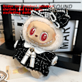 Miniatyrbild 1 av 4: [HH] Labubu Kläder Universal Sittande Stående Plyschdocka Designkläder Tillbehör Blind Box Labubu Kläder style 19