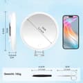 Miniatyrbild 3 av 5: LED Makeup Mirror with Magnification – Adjustable Lighting, 3 Color Temperatures, Rechargeable, with Stand and Suction Cups