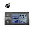 Miniatyrbillede 1 af 5: 24v-60v S861 Lcd Ebike Display Dashboard til Elcykel Bldc Controller Kontrolpanel (sm Stik 5p