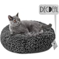 Miniatyrbillede 2 af 5: Dyre seng til katte og hunde, rund plys hund seng, donut form, valg af farve og størrelse