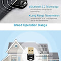 Miniatyrbillede 2 af 5: Bluetooth 5.0 USB-adapter Dongle til PC-computer PS4 Aux Audio Bluetooth-adapter Dongle-modtager-sender trådløs adapter
