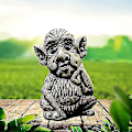 Miniatyrbilde 4 av 4: Germanske hagebarkdukker - Resin Tribal Barban Statue - Dekorativ statue