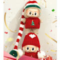 Miniatyrbild 4 av 5: [HH]LABUBU Julkläder Överraskningsbox Söta Kläder Tecknad Jultema Kostymer Överraskningsbox Lämplig för 15cm POP MART LABUBU 15 cm-17cm labubu 4