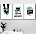 Miniatyrbild 1 av 4: Wekity Woman's Love 1 Väggkonst Canvas Tryck Affisch, Enkelt Mode Vattenfärg Konst Målning Dekor för Hem Vardagsrum Sovrum Kontor och Barnrum