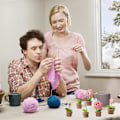 Miniatyrbilde 2 av 5: Nybegynner hekle sett - 6 stk enkle hekleblomster for voksne med videoopplæring Potteplanter for hjemmet
