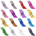 Miniatyrbillede 2 af 5: 36 tommer hår tinsel skinnende glitter tinsel fe hår extensions varmebestandig fest fremhævning, WZ-308R