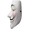 Miniatyrbild 2 av 2: /HA/V för Vendetta Guy Fawkes Mask Kvalitets Anonym Mask Halloween Kostym Hackers Mask Cosplay Party Mask One Size