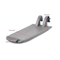 Miniatyrbild 5 av 5: Grå Läder Armstöd Armstöd Center Konsol Box Lock Cover För - A4 B6 B7 2002-2008 8e0864245e