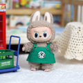 Miniatyrbild 1 av 3: [HH] 17cm 6.7 tum Labubu Kläder Universal Stående Plyschdocka Designer Diverse Kläder Tillbehör F