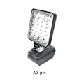 Miniatyrbild 4 av 5: 4 tums LED-arbetslampa för 18 V batteri Batteridriven LED-verkstadslampa LED-platslampa för arbetslampa