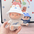 Miniatyrbild 1 av 3: [HH] Endast Babykläder] Första och Andra Generationens Labubu Babykläder Brun rosa Svart Overall Kostym 1