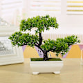 Miniatyrbilde 3 av 4: Bonsai Kunstig Furu Plante For Kontor / Vinduskarm / Hage