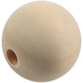 Pikkukuva 3 / 5: 30x luonnonpuupallovälihelmet 25mm(1 tuuma) -korunvalmistustarvikkeet, diy-askartelu puunväriset
