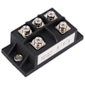 Miniatyrbild 3 av 5: Mds150a 3-fas diodbrygglikriktare 150a Amp 1600v koppar 150 Celsius 80x40x33mm metallhölje Diod