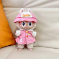 Miniatyrbild 1 av 3: [HH] Labubu Kläder Märkesdesign Kläder Labubu Kläder Väska Skor Utsmyckning Dekorationer Förklädnad Kindergarten pink set