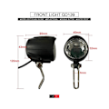 Miniatyrbillede 2 af 5: E-cykel Switch Dk336 Med Forlygte Baglygte S M Stik Advarselslys Blinklys Og Horn Ebike Ac
