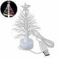 Miniatyrbillede 1 af 4: USB LED Juletræ Natlys Farveskiftende Fiberoptisk Juledekoration Prop-hao