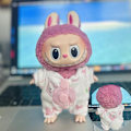 Pikkukuva 1 / 5: [HH] 17cm Labubu Popmarts Vaatteet ja Asusteet Nukke Macaron Paita Setti Täytetty Pehmo Sopii Vain Kangas 17CM 34
