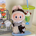 Miniatyrbild 1 av 3: [HH] Labubu Kläder Blind Box Universal Sittande Plyschleksak Tillbehör Labubu Designer Kläder