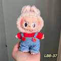 Miniatyrbild 1 av 3: [HH] 17 cm Original Labubus Kläder Original Designer Tillbehör Plyschdockor Leksak Söt Nyckelring Kläder Labubu LBB-37 only clothes no toys