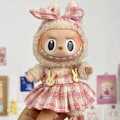 Pikkukuva 1 / 5: [HH] 17cm Labubu Popmarts Vaatteet ja Asusteet Nukke Macaron Paita Setti Täytetty Pehmo Sopii Vain Kangas 17CM 37