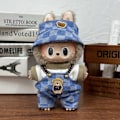 Miniatyrbild 2 av 3: [HH] 17cm 6.7 tum Labubu Kläder Universal Stående Plyschdocka Designer Diverse Kläder Tillbehör 7