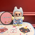 Miniatyrbillede 1 af 3: [HH] Labubu Tøj og Tilbehør Kun Tøj POPMART LABUBU Siddende Dukke Tøj Hat 20