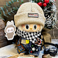 Miniatyrbild 1 av 2: [HH]Labubu Kläder Universal Sittande Stående Plyschdocka Designkläder Tillbehör Blind Box Labubu Kläder style 21