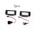 Pikkukuva 1 / 2: /HA/2x Canbus LED-rekisterikilven valolamppu Audi A1 A4 B8 4D 5D A5 S5 2D 5D A6 S6:lle VW Golf Passat LED-rekisterikilven valo VALKOINEN