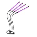 Växtlampa / växtbelysning med 4 flexibla LED-rör