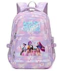 Kpop Demon Hunters trykt ryggsekk studenter skolesekk _e A Purp