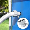 Miniatyrbillede 2 af 5: Slangeadapter med høj holdbarhed, rustfri plast, til poolfilterpumpe, konverteringsadapter til INTEX