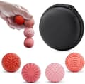 Silikonmagnetiska bollfidgetleksaker för vuxna och tonåringar, 4-pack stresslindrande sensoriska leksaker för autism, ADHD, ångest, kontorspresenter pink