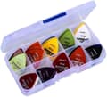 Gitarrplektrum, 40-pack gitarrplektrumset med plektrum för elgitarr