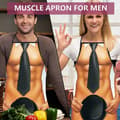Sexig muskulös man köksförkläde köksförkläde Alla hjärtans dag present A01 ZLS231219002