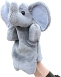 Hånddukke - Pedagogiske dukker med skogsdyrvenner Elefant
