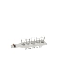Miniatyrbillede 1 af 4: Snapsbricka med snapsglas 39 cm White