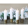Miniatyrbillede 2 af 2: Ljushållare m magnet 4-pack Antique brass