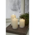 Pikkukuva 3 / 3: Blockljus Flamme Flow LED Star Trading White 15 cm