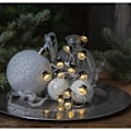 Miniatyrbillede 1 af 3: Ljusslinga Snögubbe 1m DEW DROP White