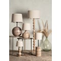 Pikkukuva 2 / 2: Lampskärm Linne Natur 16x20x15cm Beige
