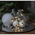 Miniatyrbillede 2 af 3: Ljusslinga Snögubbe 1m DEW DROP White 12 st 1 m